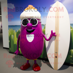 Magenta raap mascotte...