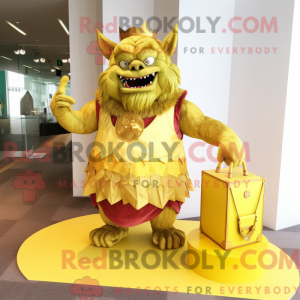 Mascottekarakter van een...