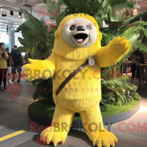 Mascot character of a Lemon...