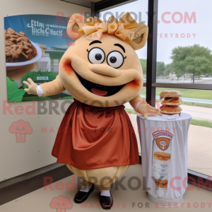 Mascottefiguur van een...