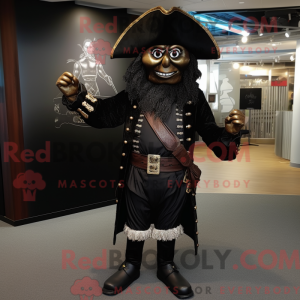 Maskottchen eines schwarzen...