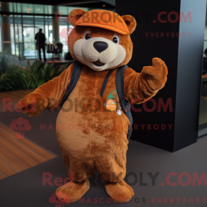 Mascot karakter van een...
