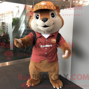 Mascot character of a Rust...