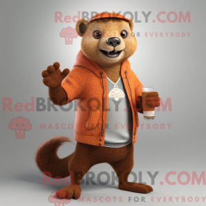 Mascot character of a Rust...