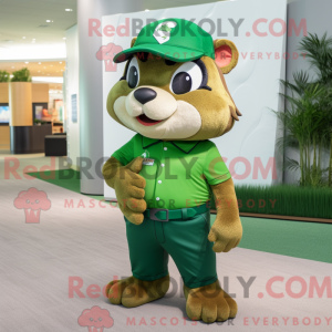 Mascot karakter van een...