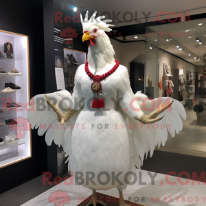 Personaje mascota de gallos...