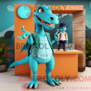 Maskot karakter af en...