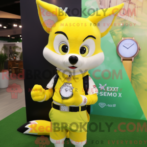 Mascottekarakter van een...
