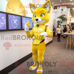 Personnage mascotte d un...
