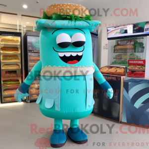 Mascot karakter van een...