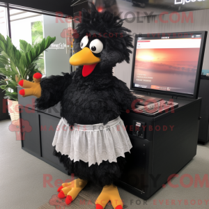 Mascot character of a Black...