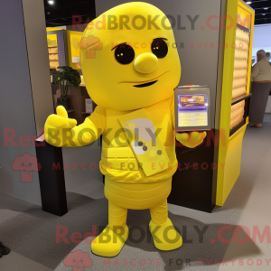 Mascot character of a Lemon...