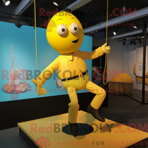 Mascottefiguur van een...