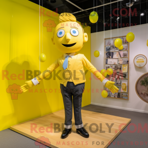 Mascot character of a Lemon...
