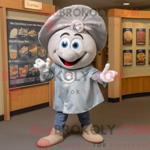 Mascot character of a Gray...