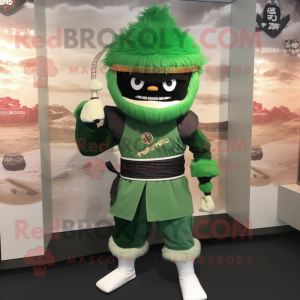 Forest Green Samurai maskot...