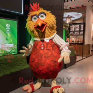 Mascot character of a Olive...
