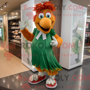 Mascot character of a Olive...