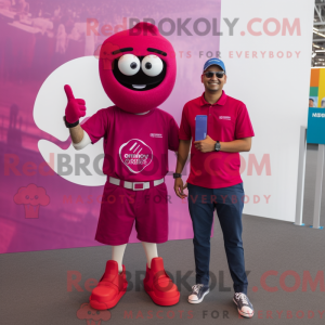 Postava maskota Magenta...