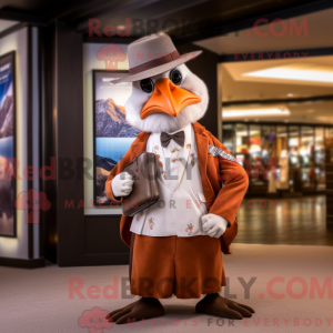 Mascot karakter van een...