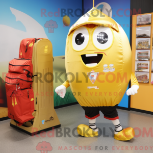 Mascot character of a Gold...