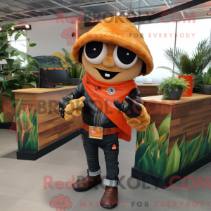 Mascottekarakter van een...