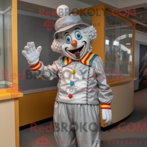 Mascot character of a Gray...