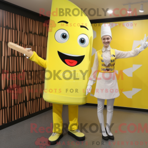 Mascot character of a Lemon...