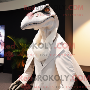 Mascot character of a White...