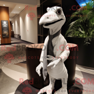 Mascot character of a White...