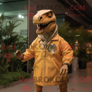 Mascot karakter van een Tan...