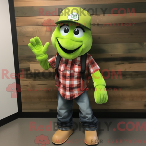 Mascottefiguur van een...