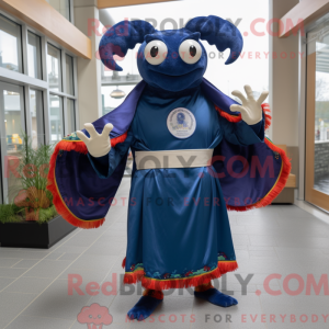 Maskot karakter af en Navy...