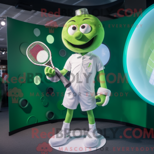 Mascot character of a Green...