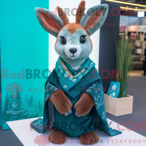Postava maskota Teal Roe...