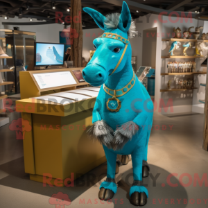 Personaggio mascotte asino...