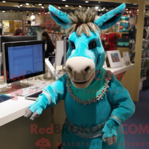 Mascot karakter van een...