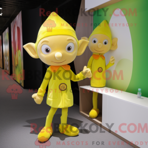 Mascot character of a Lemon...