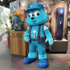 Mascottekarakter van een...