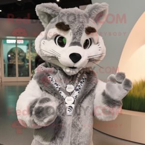 Silver Bobcat mascotte...