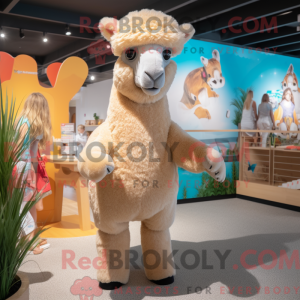 Mascottefiguur van een...