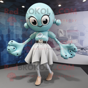 Silver Octopus mascotte...