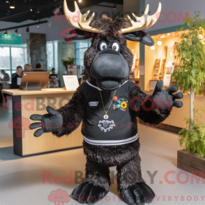 Mascot character of a Black...