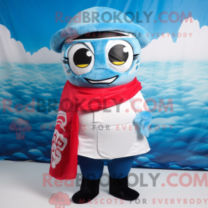 Postava maskota Sky Blue...