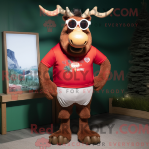 Mascot character of a Red...