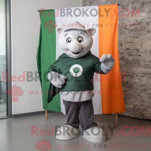 Mascot character of a Gray...