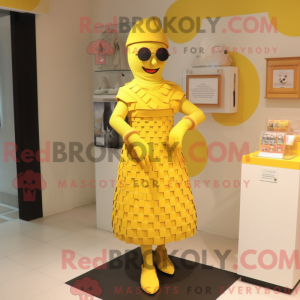 Mascot karakter van een...