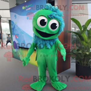 Mascot character of a Green...