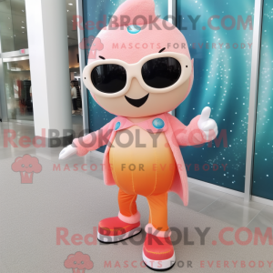Mascot character of a Peach...