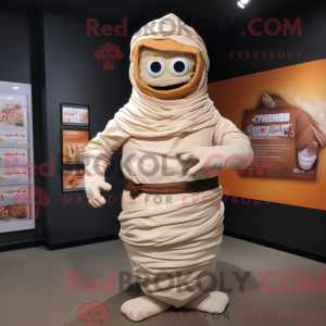 Mascot character of a Peach...